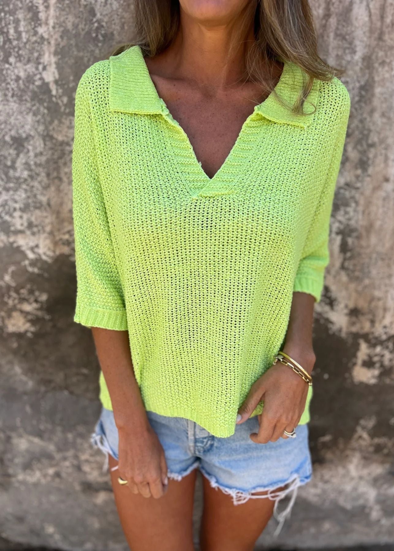 Pull Femme Col Châle Coton Stretch