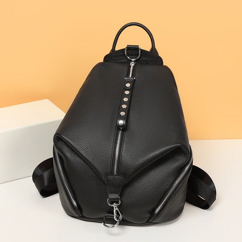 Sac à Dos Femme Antivol Geneva en Cuir Élégant