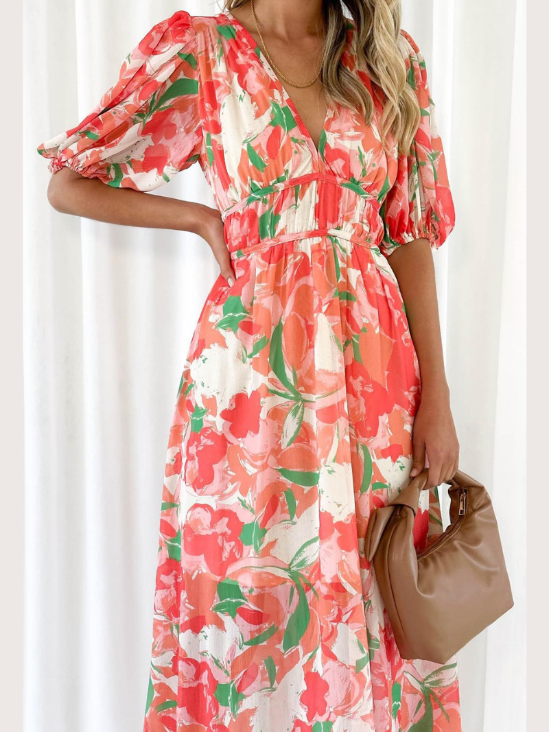 Robe Femme Bohème Fleurie