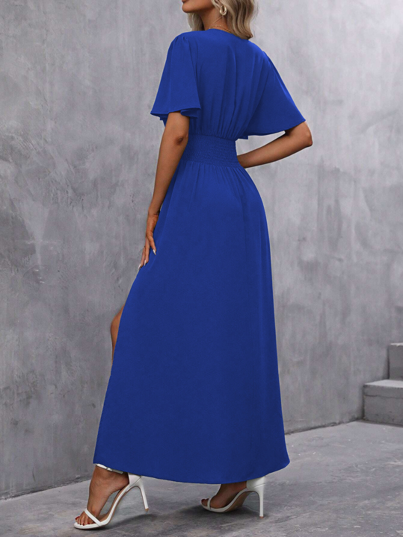Robe Fendue Élégante et Tendance Pour Femme