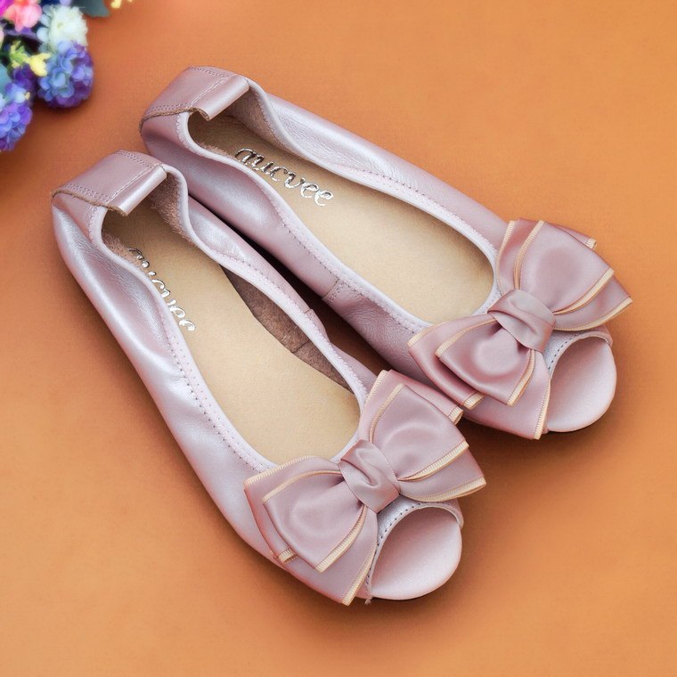 Sandales Plates en Cuir Souple