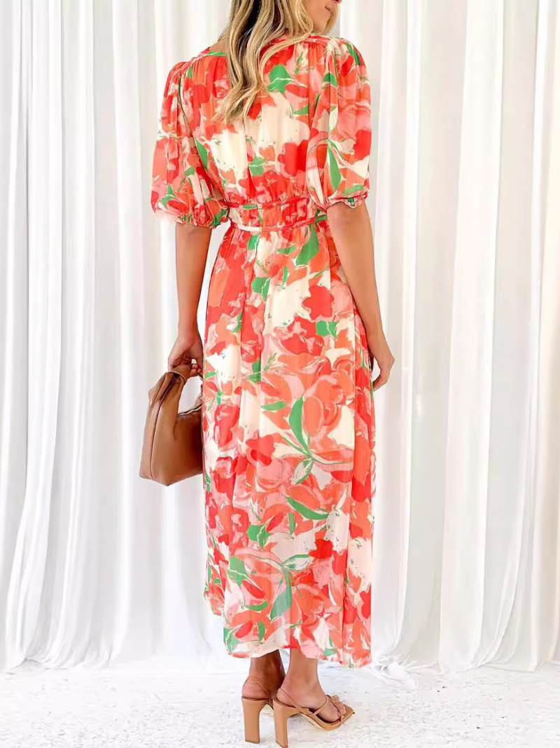 Robe Femme Bohème Fleurie