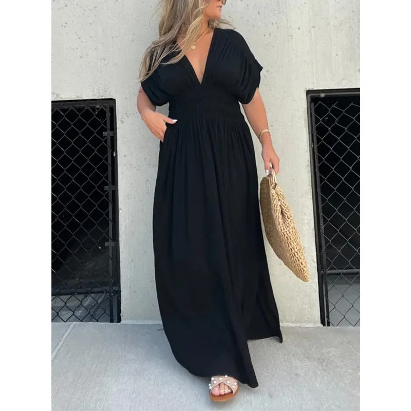 Robe Muse Longue Élégante Fendue