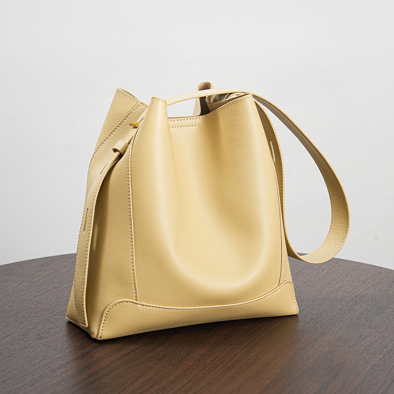 Sac seau en cuir Élégance Pure