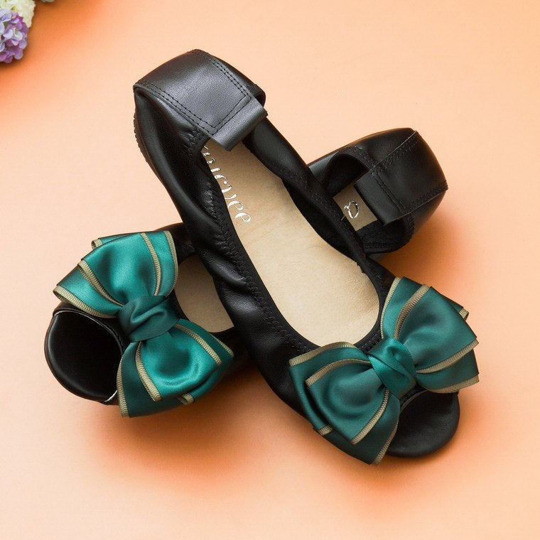 Sandales Plates en Cuir Souple