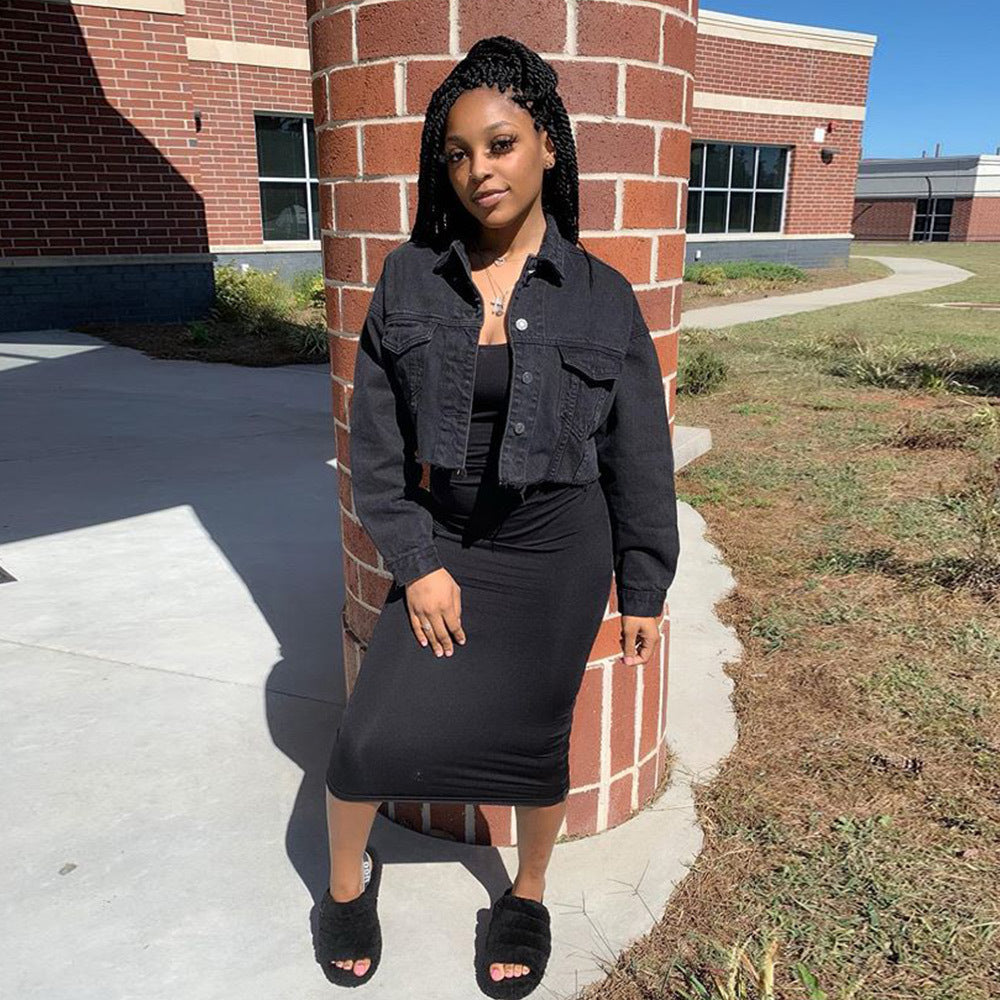 Veste en Jean Courte Chloé – Style Streetwear Femme