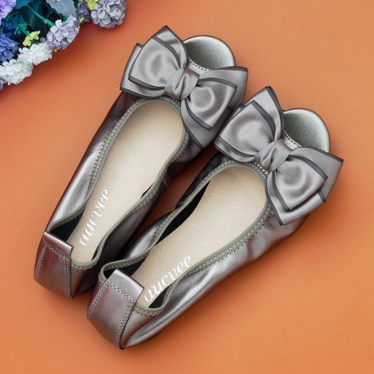 Sandales Plates en Cuir Souple