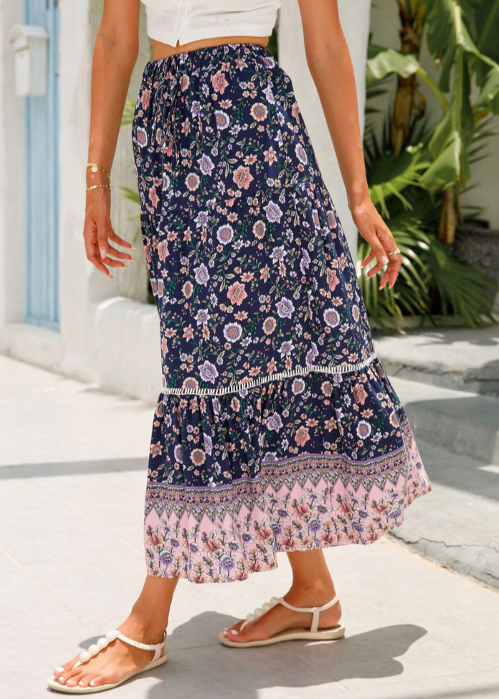 Jupe Longue Bohème en Viscose