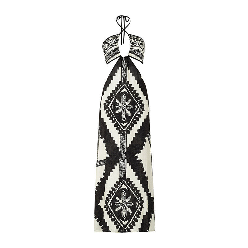 Robe Graphique Solaire Calypso