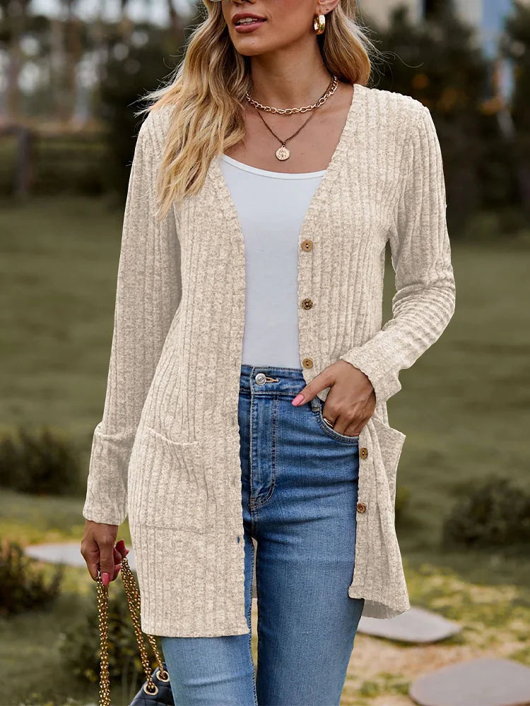 Veste Élégante à Rayures - Chic et Polyvalente