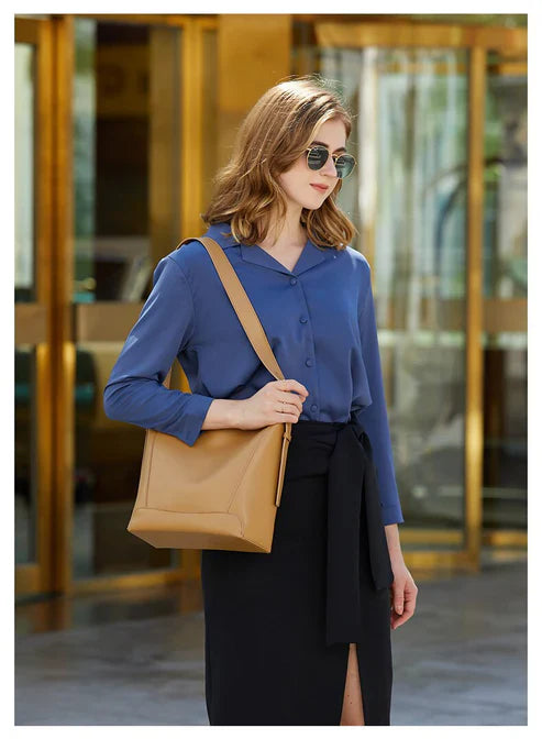 Sac seau en cuir Élégance Pure