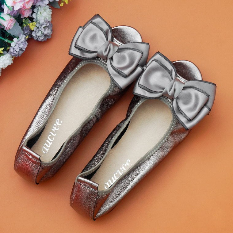 Sandales Plates en Cuir Souple