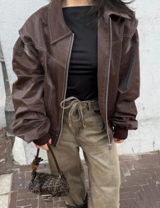 Veste Emma Biker Zippée