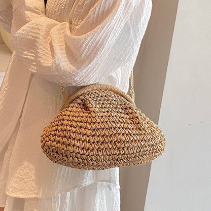 Pochette Positano Chic Naturel Doré