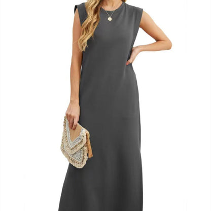 Robe Selta | Grâce Naturelle Gris foncé
