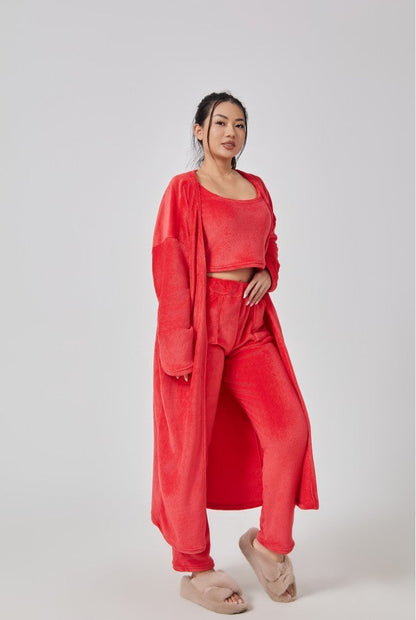 Ensemble Cocooning – Pyjama 3 pièces doux et chaud