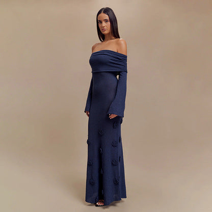 Robe Maille Fleurie Transparente pour Plage ou Détente