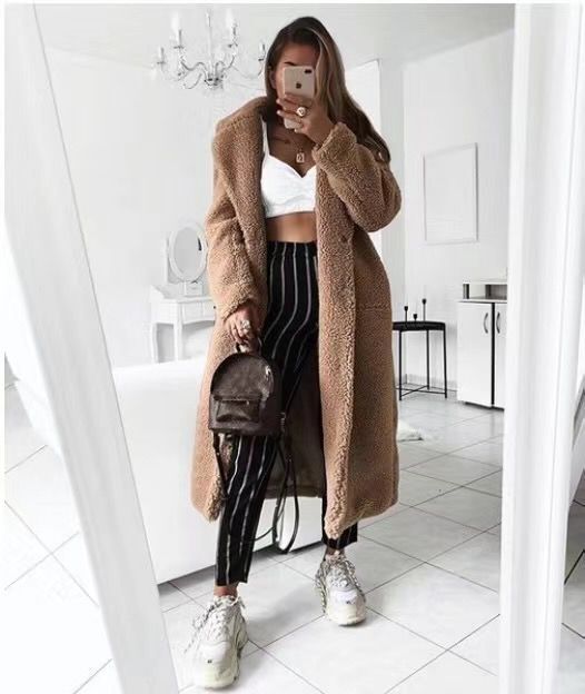 Élégance en Laine Marron