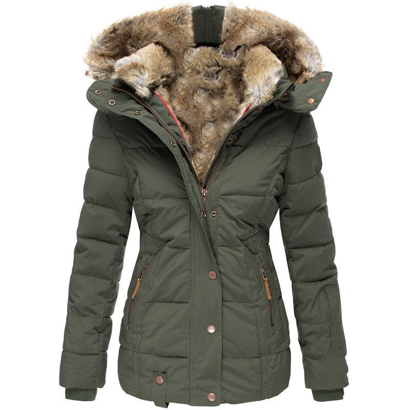 Manteau chic, Confort et Performance Vert armée