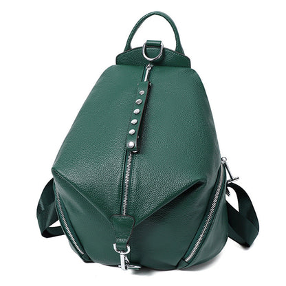 Sac à Dos Femme Antivol Geneva en Cuir Élégant