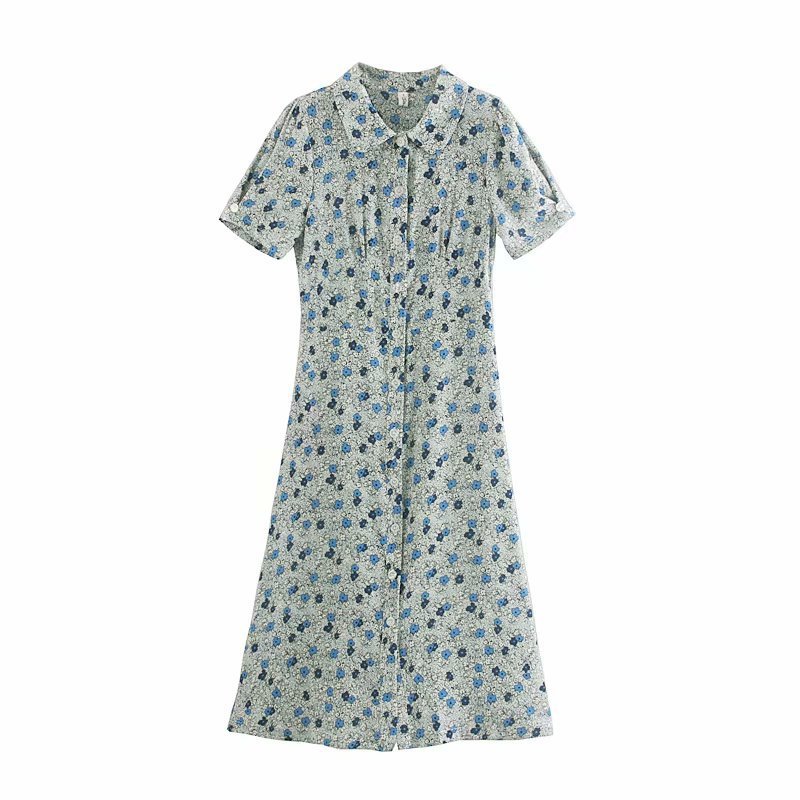 Robe à Imprimé Frais pour Femmes – Élégance Décontractée