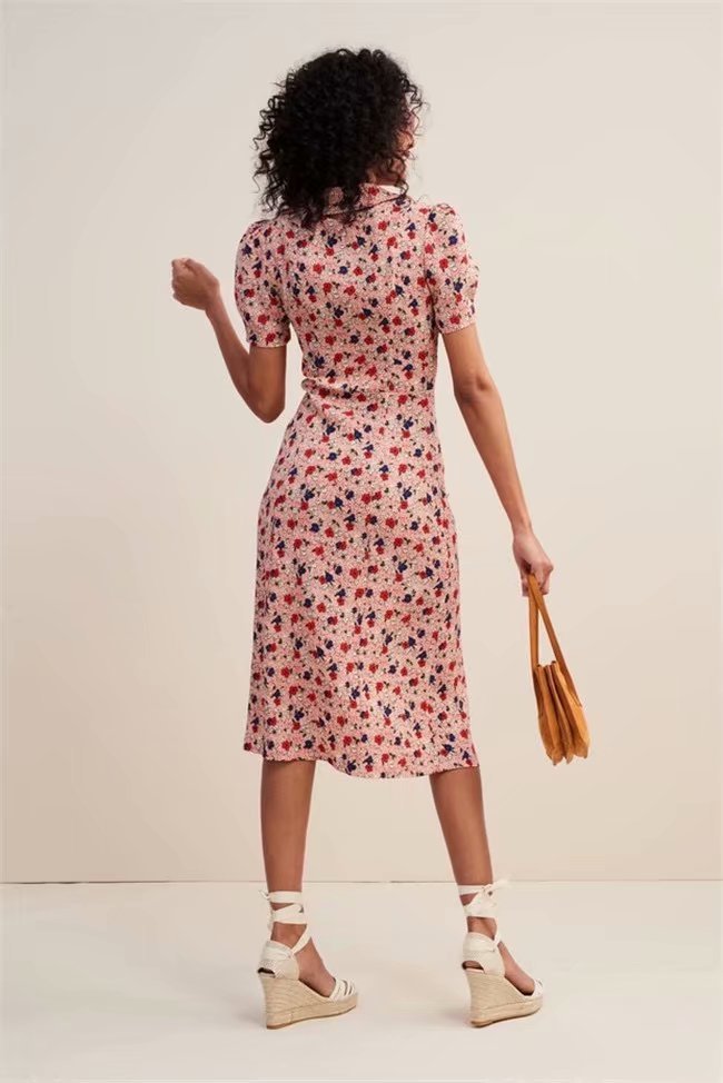 Robe à Imprimé Frais pour Femmes – Élégance Décontractée