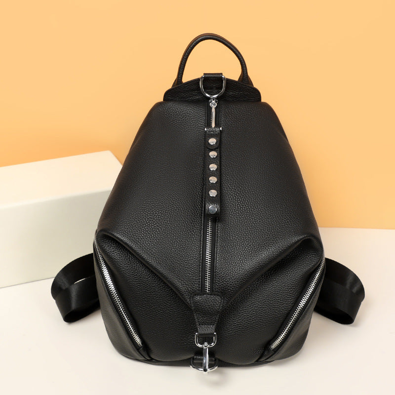 Sac à Dos Femme Antivol Geneva en Cuir Élégant