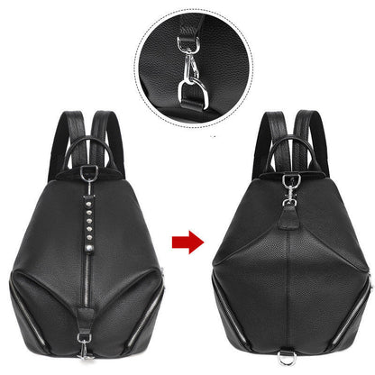 Sac à Dos Femme Antivol Geneva en Cuir Élégant
