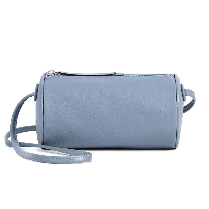 Mini Sac Rolo en Cuir Élégant et Compact Bleu