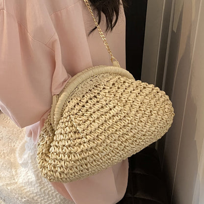 Pochette Positano Chic Naturel Doré