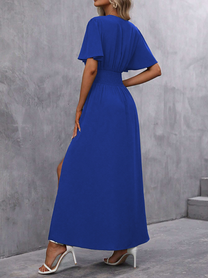 Robe Fendue Élégante et Tendance Pour Femme