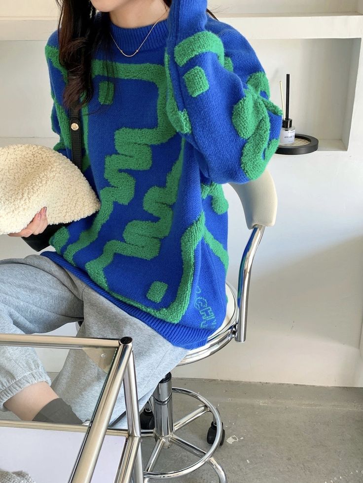 Pull épais à motif dessin animé pour Votre Hiver