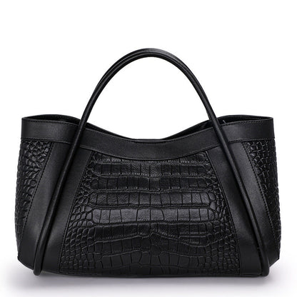 Sac à Main Effet Crocodile en cuir