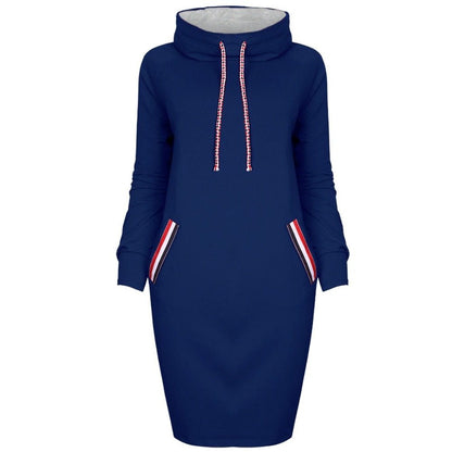Maïa – Robe Pull Élégante à Col Montant