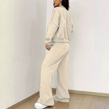 Ensemble Chic Gilet et Pantalon Sportive et Élégante