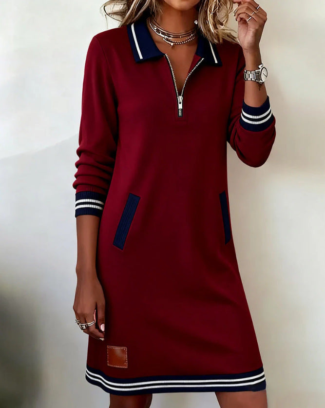Robe Zippée Élégante