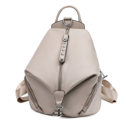 Sac à Dos Femme Antivol Geneva en Cuir Élégant