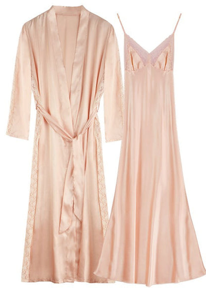 Pyjama Satiné 2 Pièces Élégant