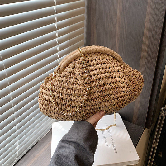 Pochette Positano Chic Naturel Doré