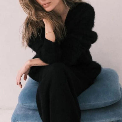 Cardigan couture en cachemire Noir