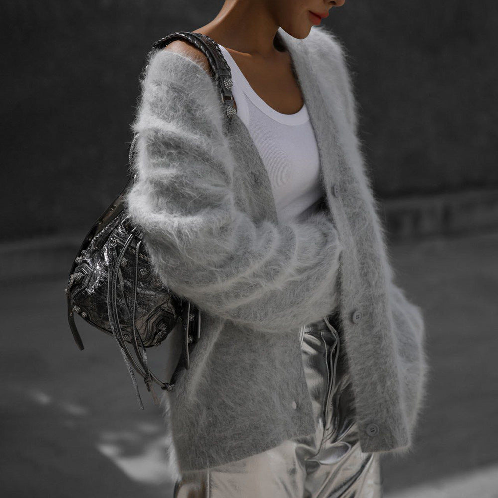 Cardigan couture en cachemire