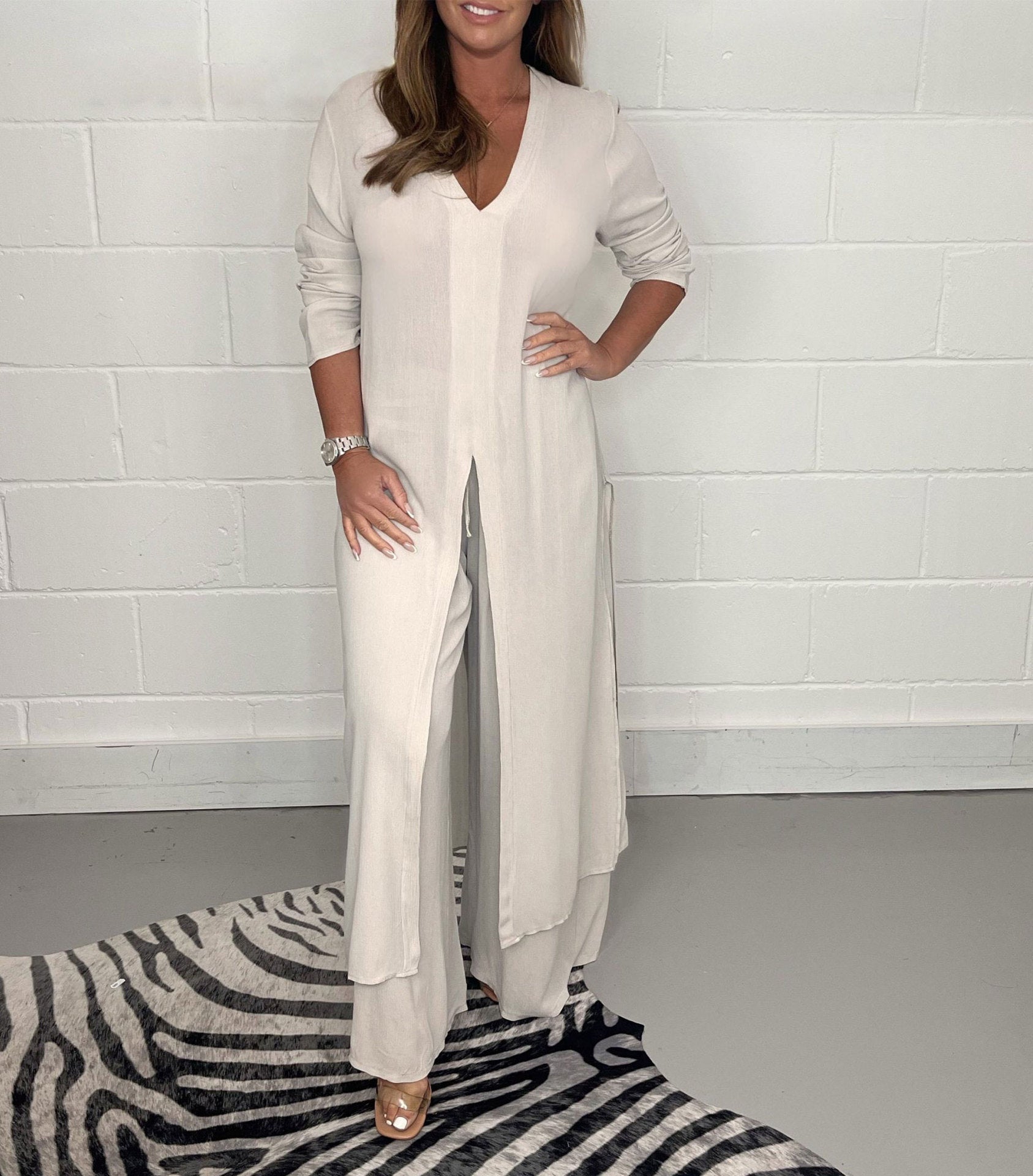 Ensemble de pantalons longs à la mode