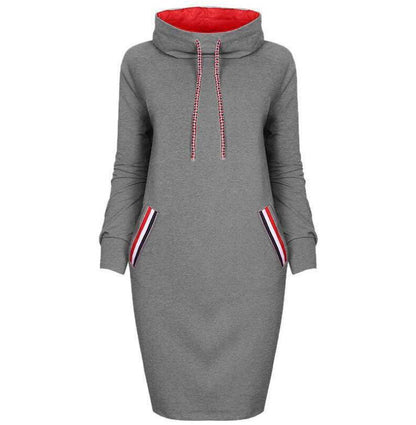 Maïa – Robe Pull Élégante à Col Montant