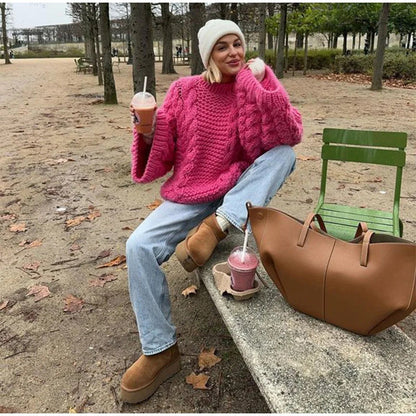 Pull femme vintage – Confort et style intemporel