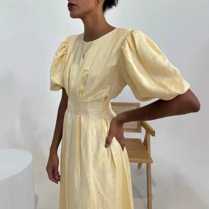 Personality Female Elegant Short Sleeve Dress