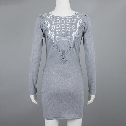 Robe Courte Élégante en Dentelle