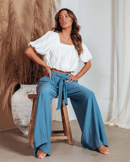 Pantalon Large Taille Haute – Liberté & Style