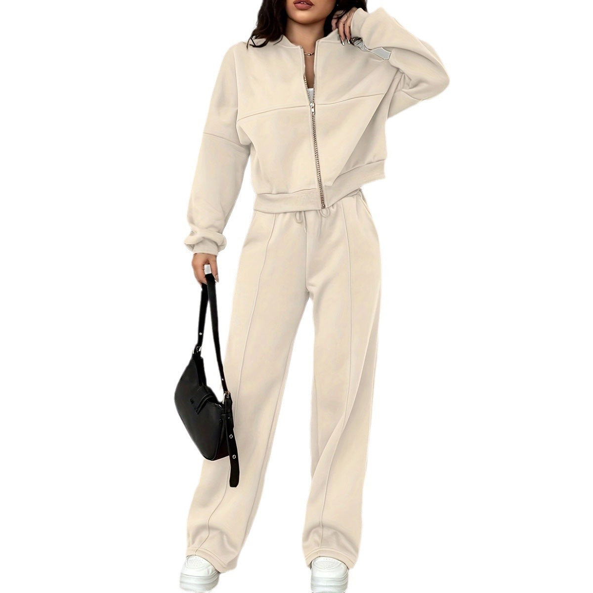 Ensemble Chic Gilet et Pantalon Sportive et Élégante