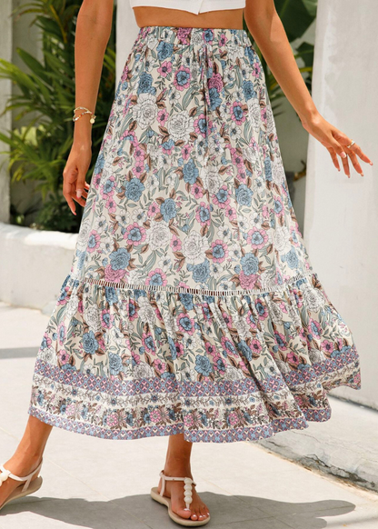 Jupe Longue Bohème en Viscose