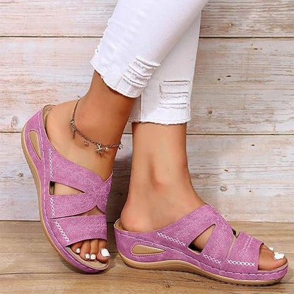 Sandales Mina - Ultra Confort Violet